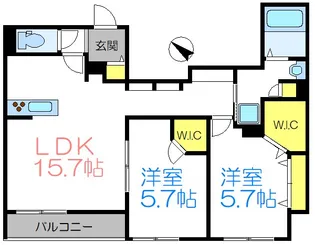 Belle Maison【1階】の間取り