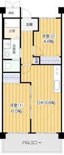 高優賃アメニティコート武庫之荘【1階】の間取り
