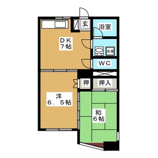 ストリーム橋本【1階】の間取り