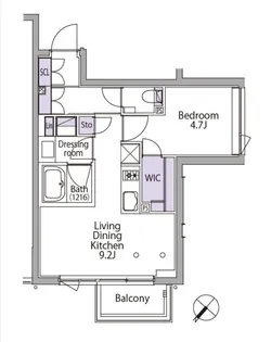イプセ代々木レジデンス【3階】の間取り