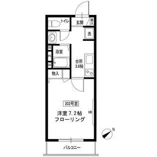 adagio【2階】の間取り