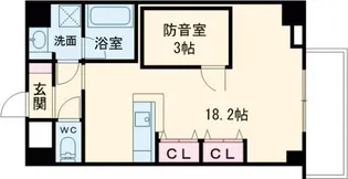 セントフィオーレ松葉【9階】の間取り