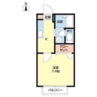 コーポベリー&ベリー【2階】の間取り