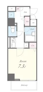 Felicity Kawasaki【3階】の間取り