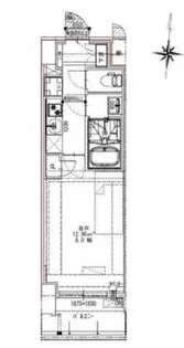 S-RESIDENCE錦糸町パ-クサイド【5階】の間取り