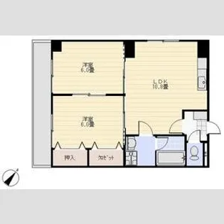 ロイヤル関分【1階】の間取り