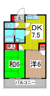 メゾンアキバ【3階】の間取り