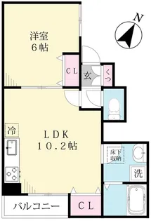 アン・ロジュモンM’s【1階】の間取り