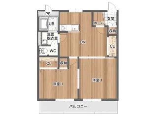 ファミーユドルチェ【3階】の間取り