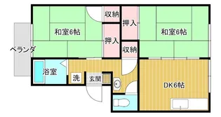 ファミール住吉【2階】の間取り