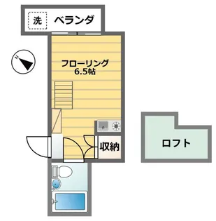 青山ハイツ【2階】の間取り