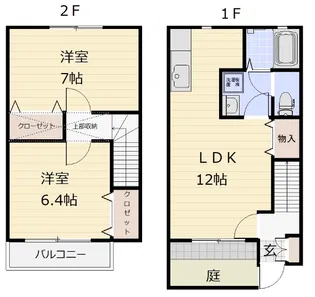 コーポFI【1階】の間取り