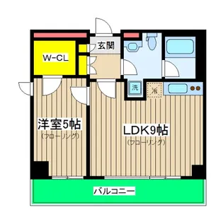 PORTO PARTIRE YOKOHAMA【7階】の間取り