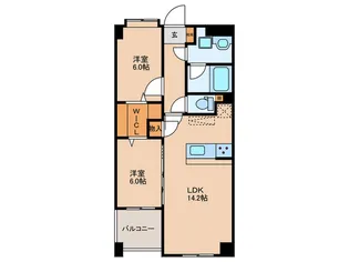 Casa Di Stella【3階】の間取り