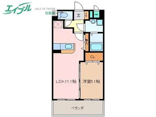 アンジューV【2階】の間取り