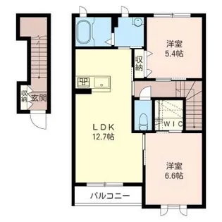 ブライトメゾンII【2階】の間取り