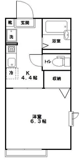 アートランド【2階】の間取り