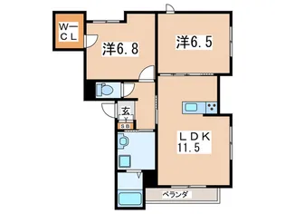 トゥ-レ【3階】の間取り