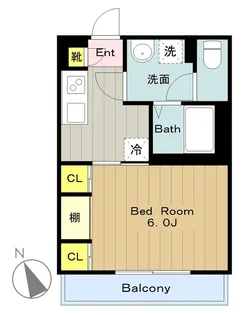 リブリ・Agape(アガペー)【1階】の間取り