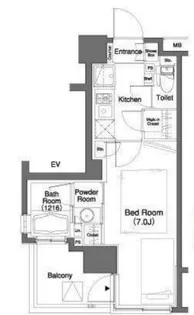 ベルズウィン【1階】の間取り