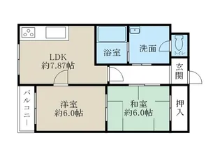 もみじ屋マンション【3階】の間取り
