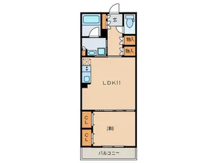 PLAN DOOL橦木【3階】の間取り