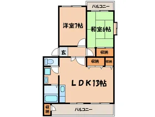 シティライフ【3階】の間取り