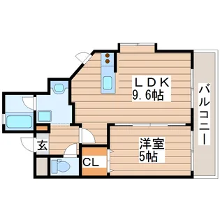 M CHATELET【5階】の間取り