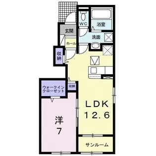 リレア2【1階】の間取り