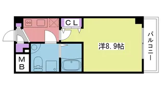 セレニテ甲子園【6階】の間取り