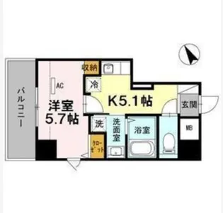 アイリス大森【3階】の間取り