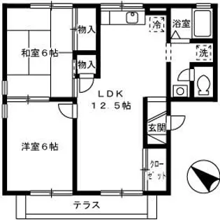 ピアニー I棟【1階】の間取り