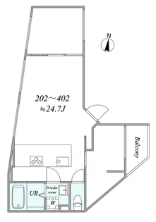 trias265【3階】の間取り