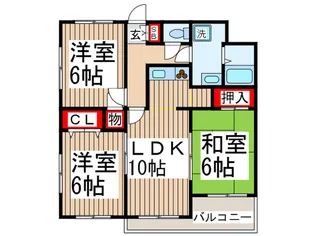 Root久米川【3階】の間取り