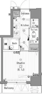 ガラ・シティ大森【13階】の間取り