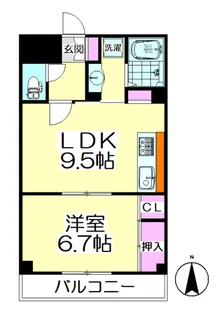 MIYABI【3階】の間取り
