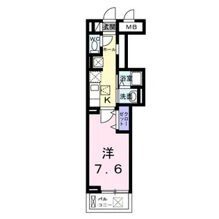 サピー日英III【1階】の間取り
