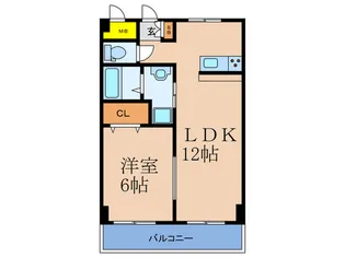 トレンドヤマモ【4階】の間取り