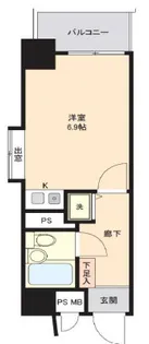 ライオンズマンション浅草言問橋【8階】の間取り