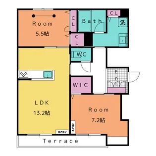 ソアビタ【1階】の間取り
