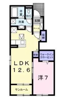 グランデ クォーレ【1階】の間取り