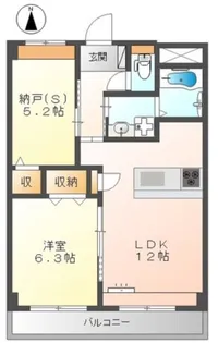 Le Ciel Bleu【4階】の間取り