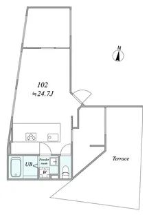 trias265【1階】の間取り