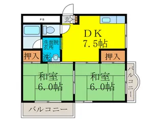 Mi piace吹田I【2階】の間取り
