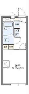 レオパレスけやき【2階】の間取り