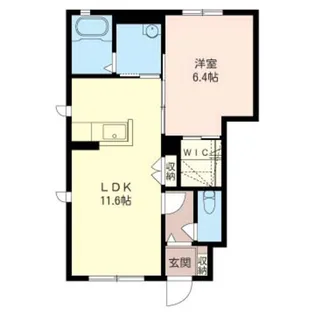 四季フラッツ0I【1階】の間取り