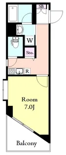 大口ハマコートV【4階】の間取り