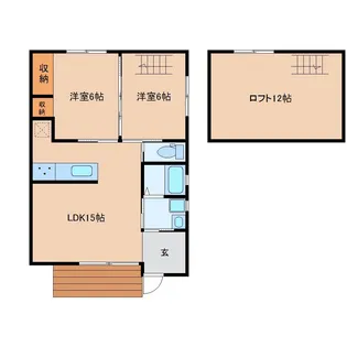 シャノワール【1階】の間取り