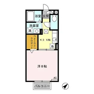 サニーヒル小山台【1階】の間取り