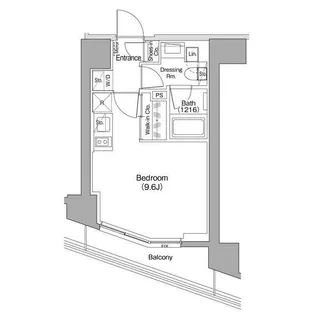 ザ・パークハビオ蒲田【6階】の間取り